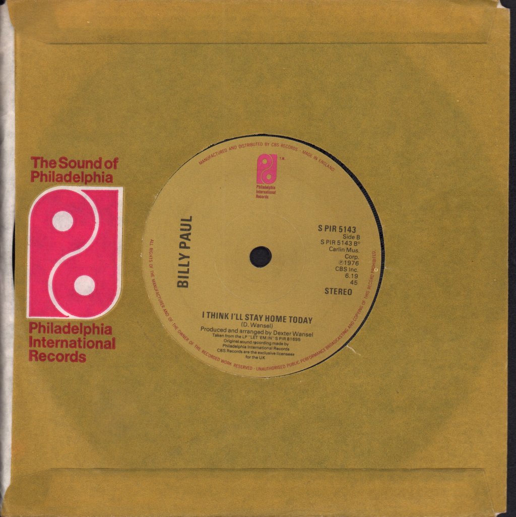 Billy Paul - Let 'Em In - 7 Inch
