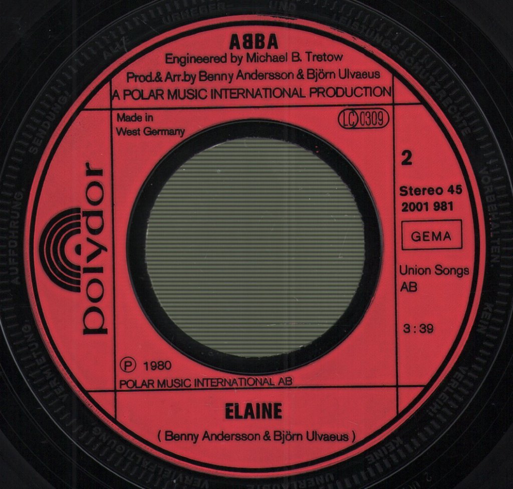 ABBA - Winner Takes It All / Elaine - 7 Inch