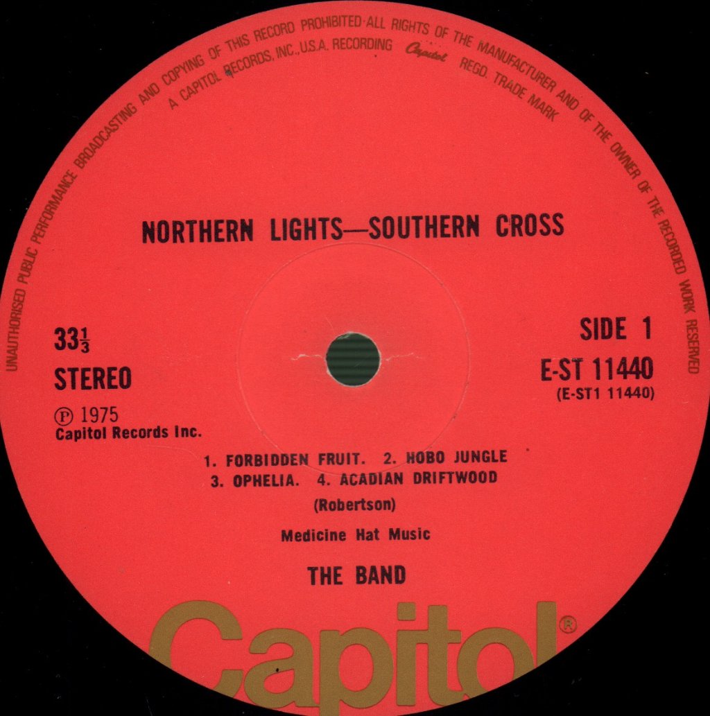 Band - Northern Lights - Southern Cross - Lp