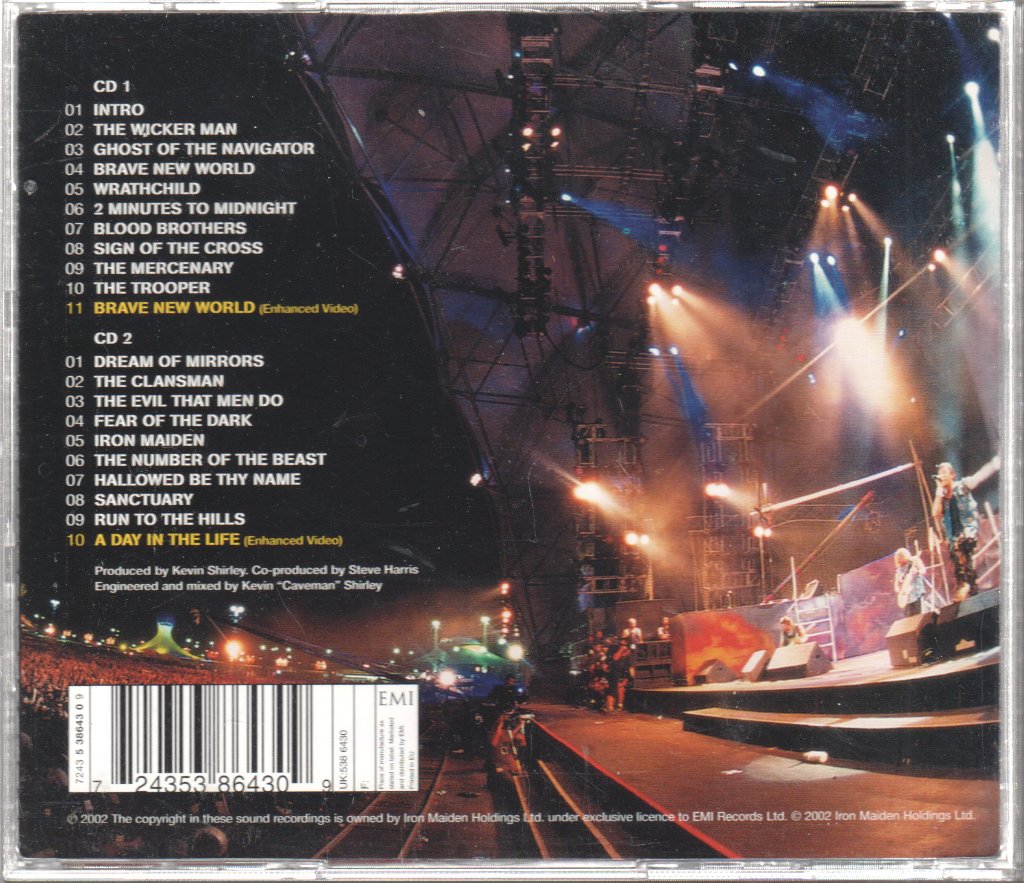 Iron Maiden - Rock In Rio - Double Cd