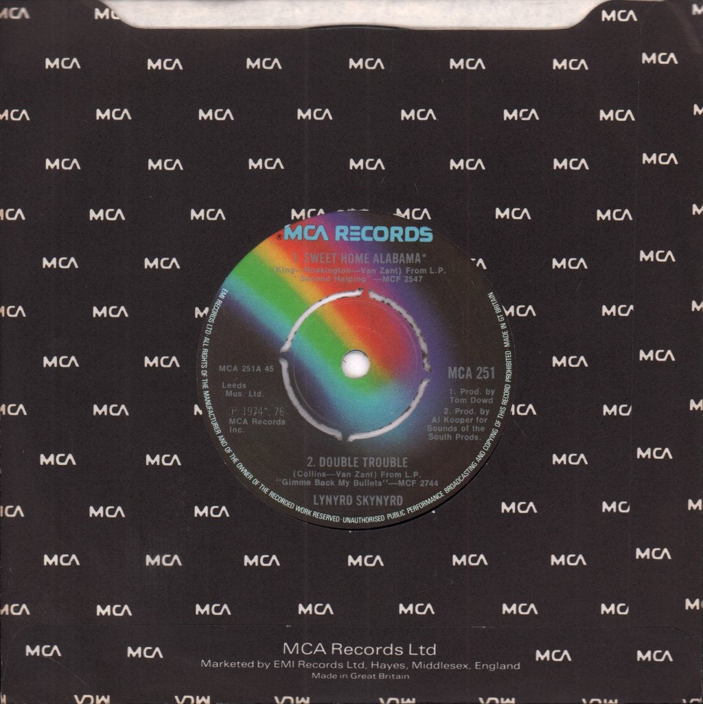 Lynyrd Skynyrd - Sweet Home Alabama - 7 Inch