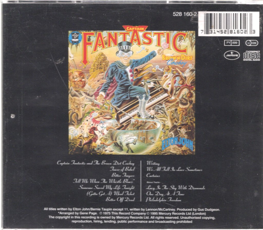 Elton John - Captain Fantastic - Cd