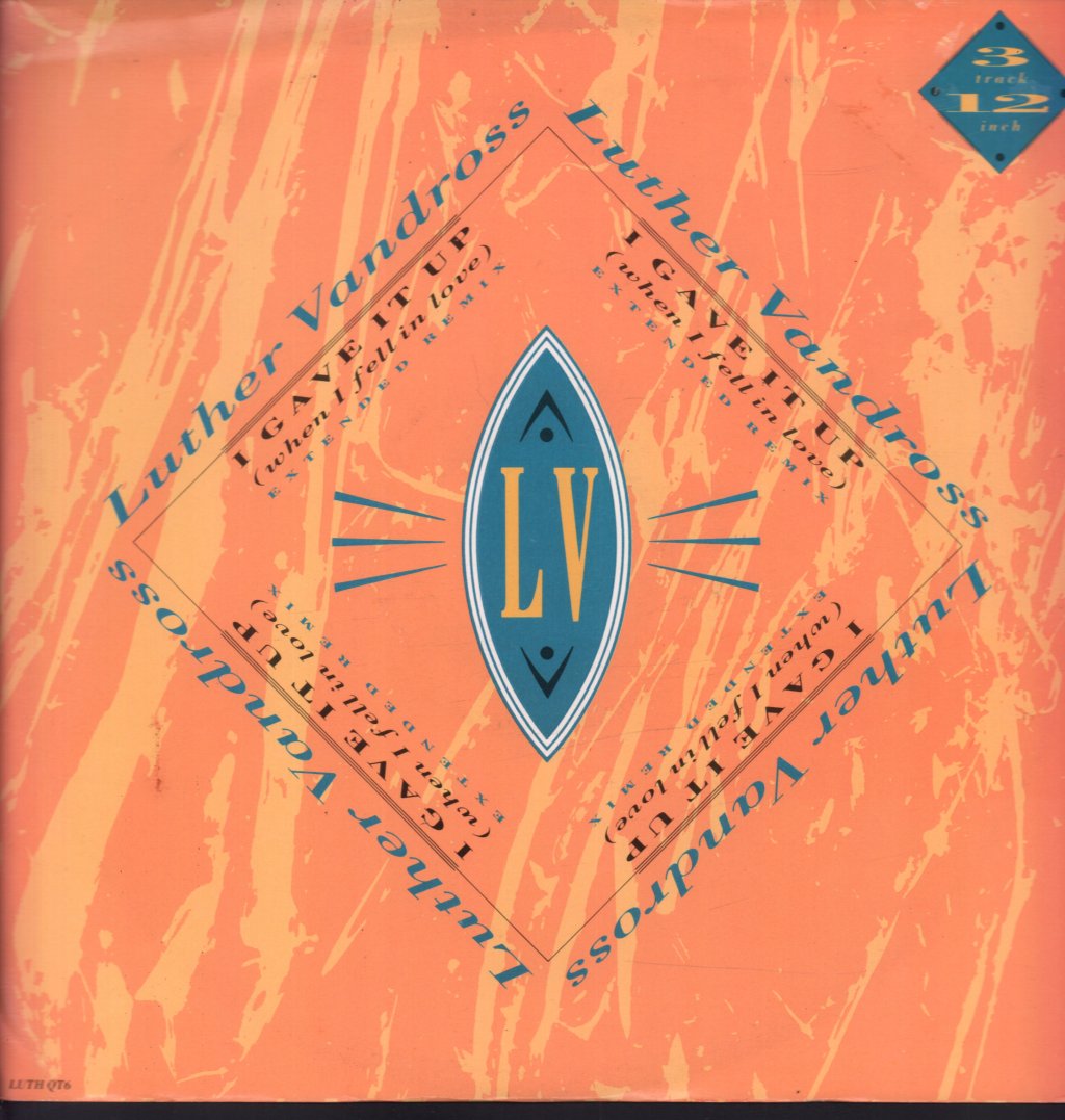 Luther Vandross - I Gave It Up - 12 Inch