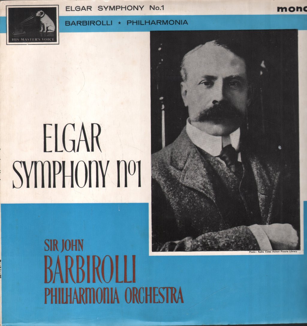 Sir John Barbirolli / Philharmonia Orchestra - Elgar Symphony No.1 - Lp