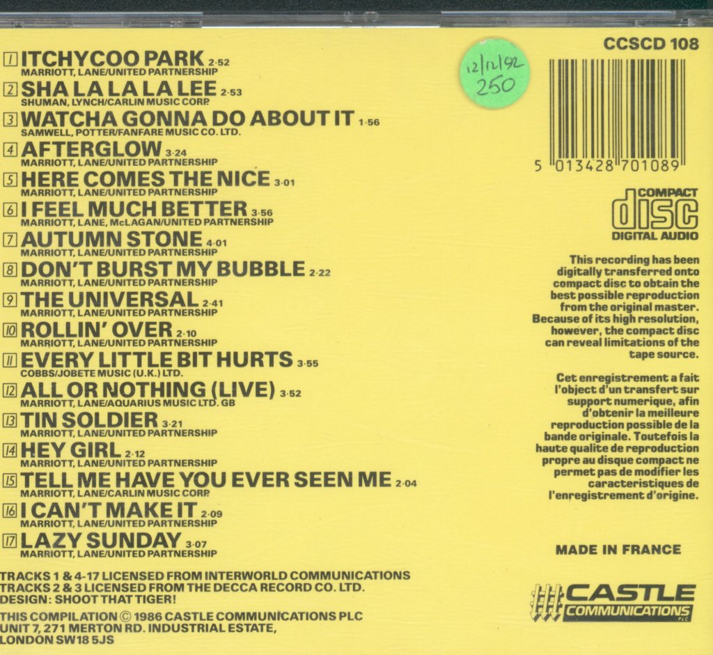 Small Faces - Collection - Cd