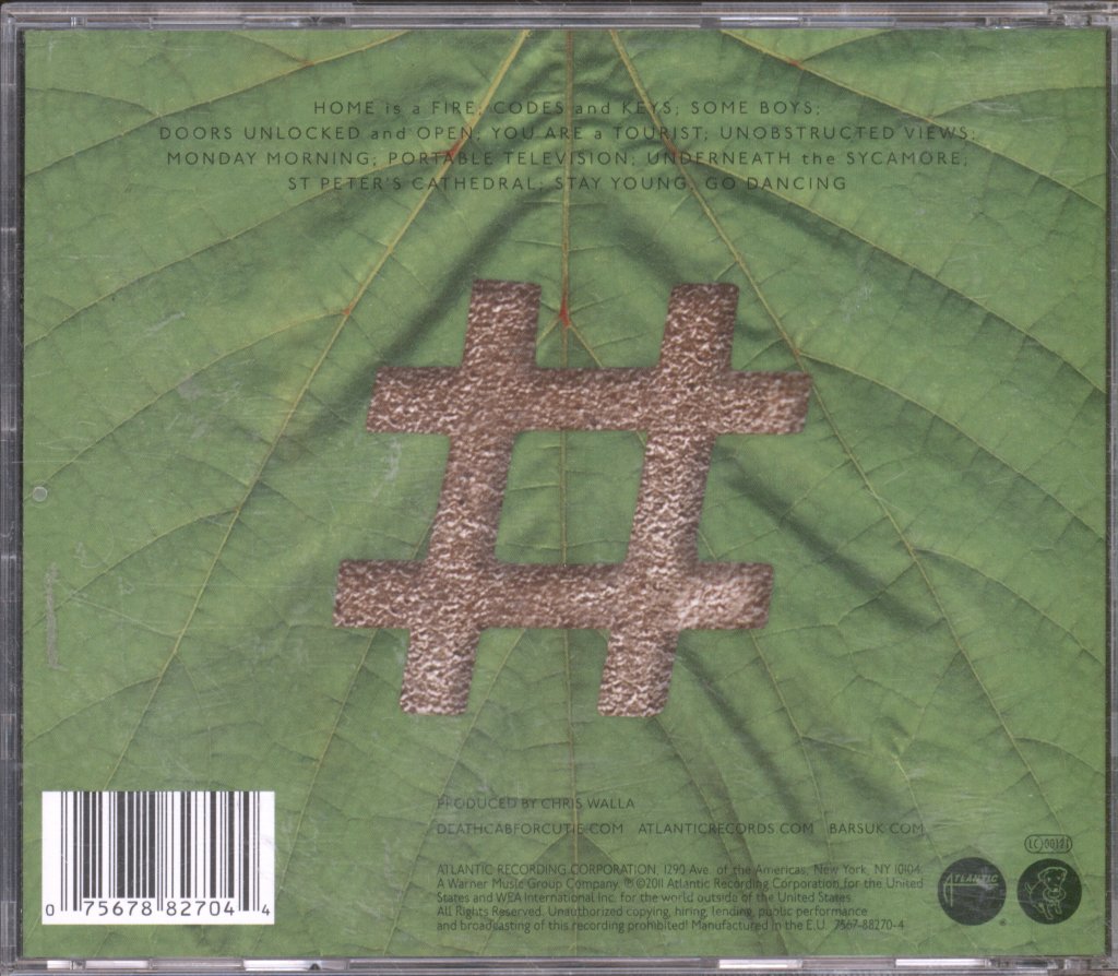 Death Cab For Cutie - Codes And Keys - Cd