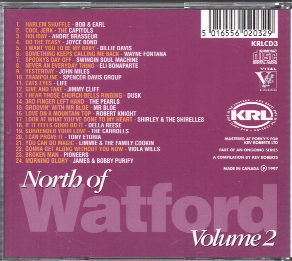 Various Artists - North Of Watford Volume 2 - Cd