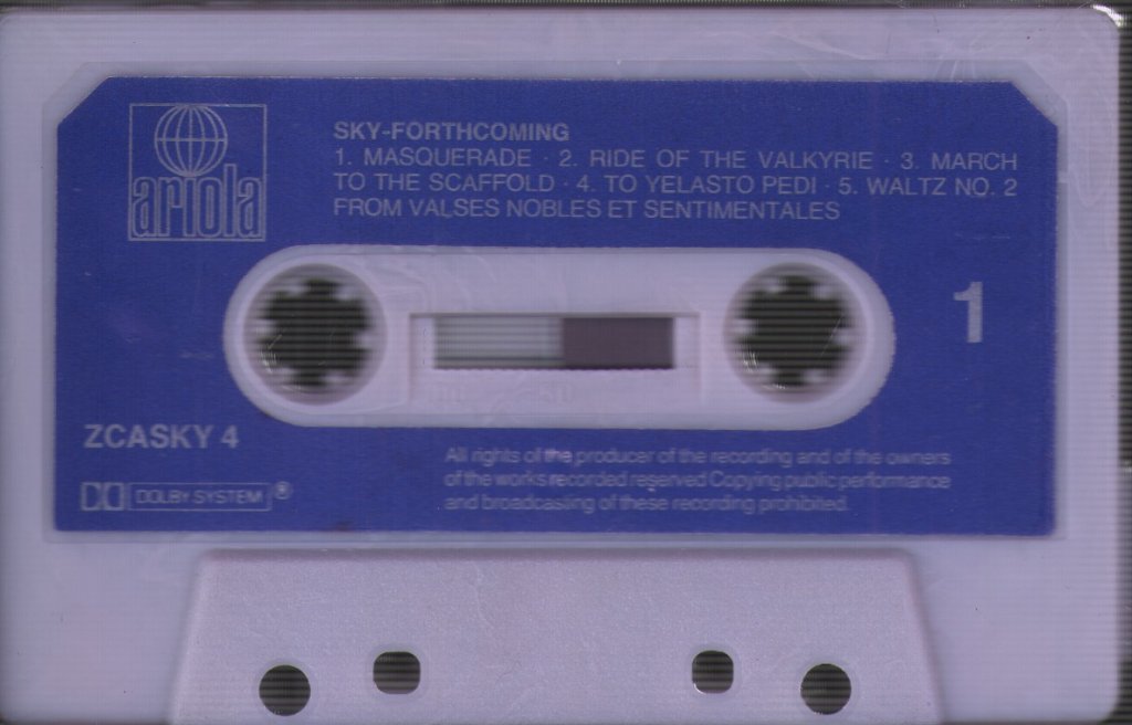 Sky - Sky 4 Forthcoming - Cassette