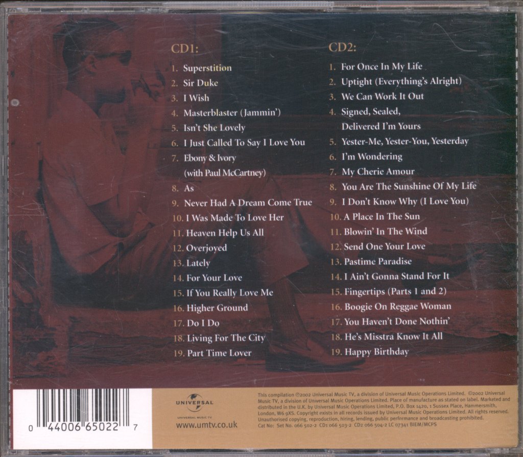 Stevie Wonder - Definitive Collection - Double Cd