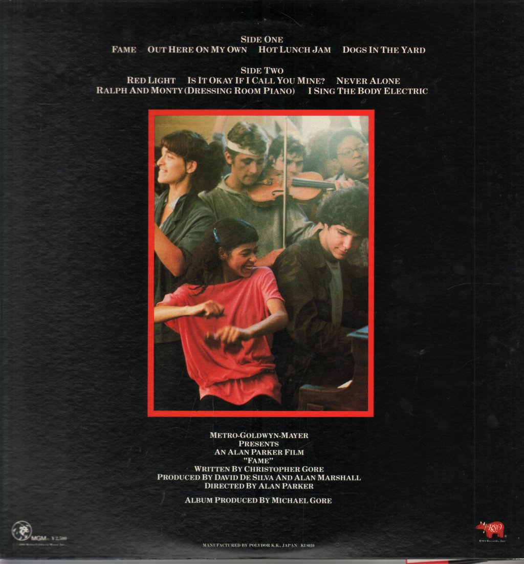 Various Artists - Fame (The Original Soundtrack From The Motion Picture) - Lp