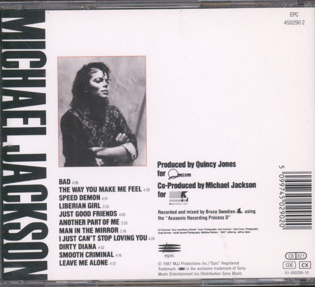 Michael Jackson - Bad - Cd
