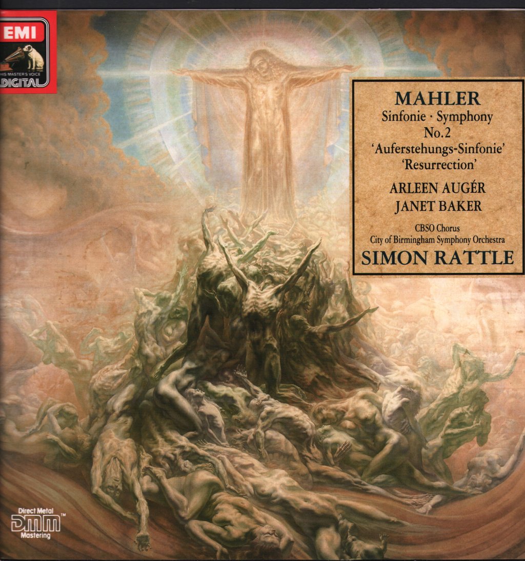 Simon Rattle / City Of Birmingham Symphony Orchestra - Mahler Sinfonie No.2 - Double Lp