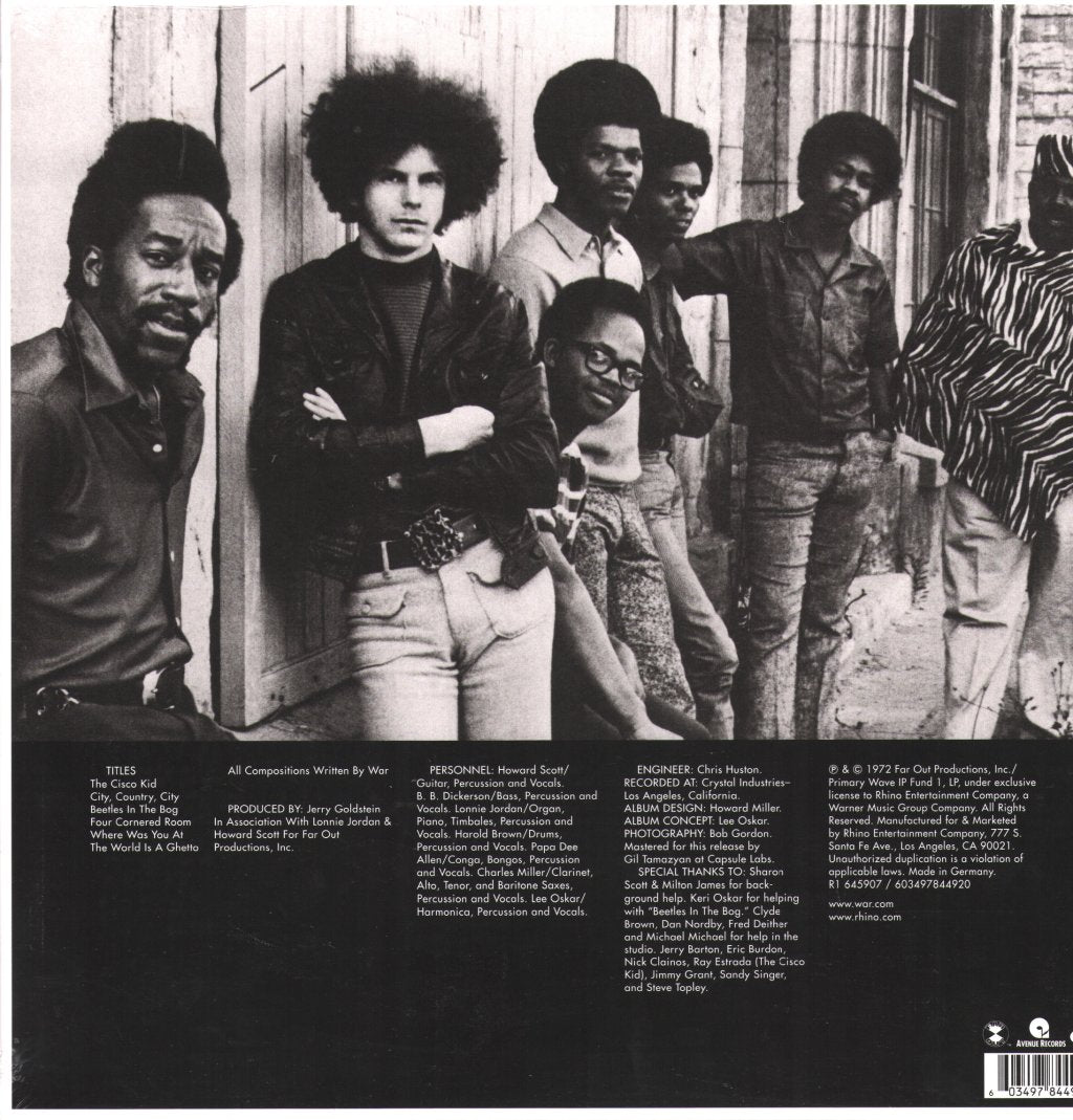 War - World Is A Ghetto - Lp