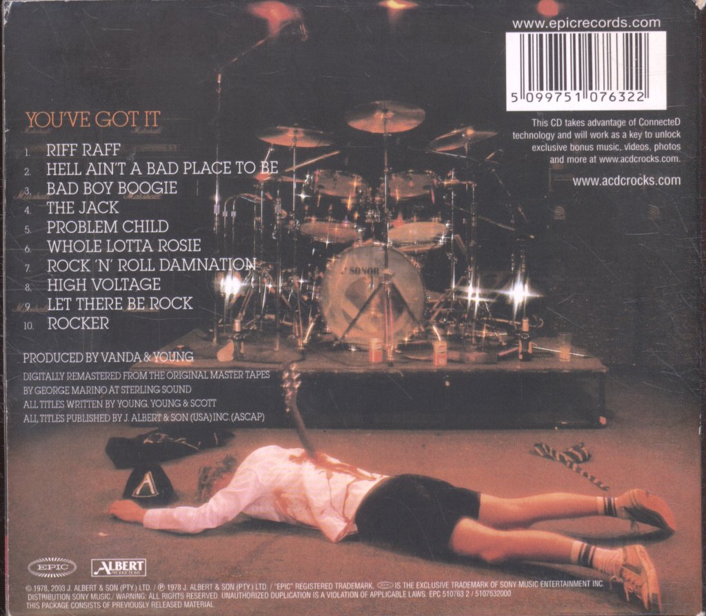 AC/DC - If You Want Blood You've Got It - Cd