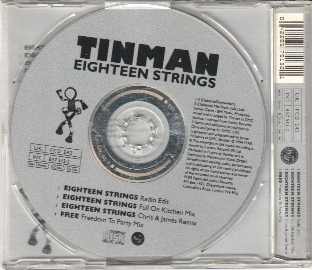 Tinman - Eighteen Strings - Cd