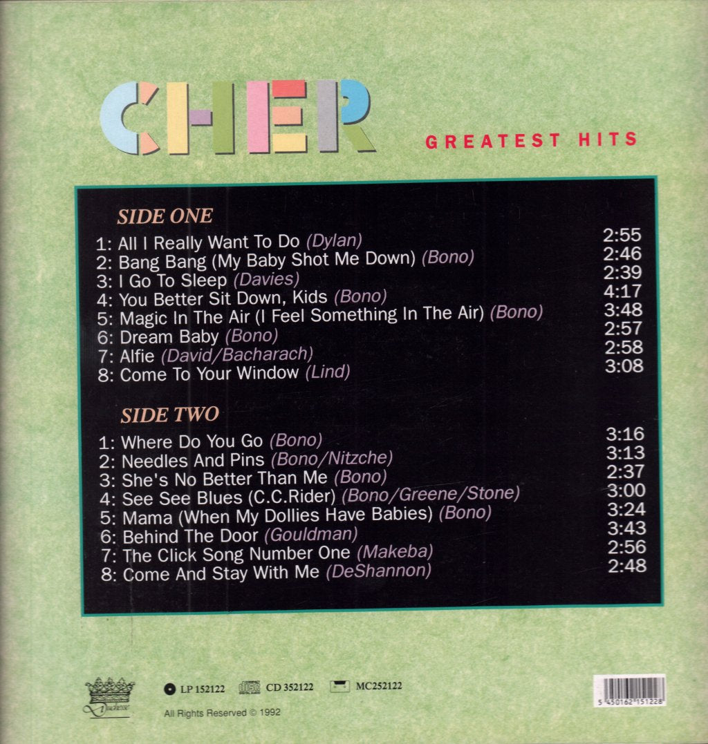 Cher - Greatest Hits - Lp