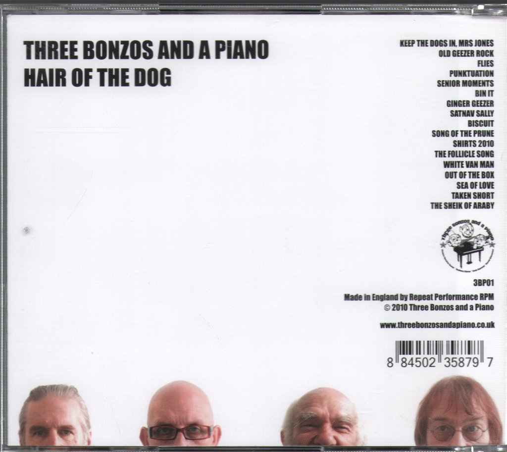 Three Bonzos And A Piano - Hair Of The Dog - Cd