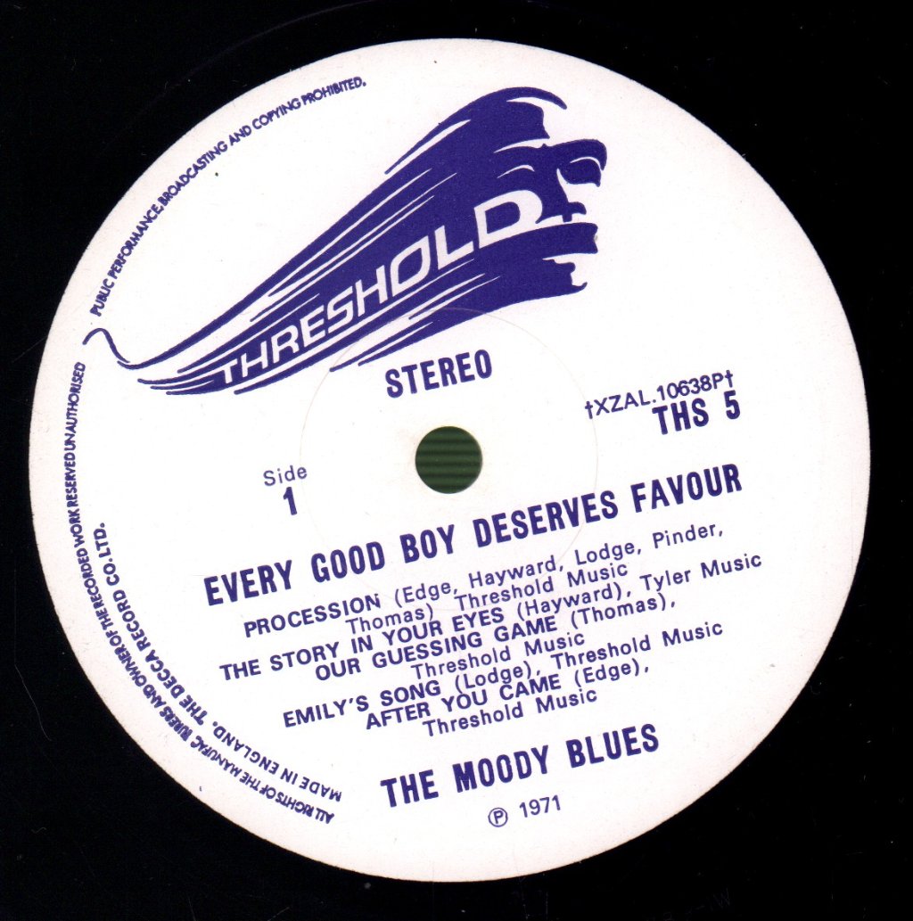 Moody Blues - Every Good Boy Deserves Favour - Lp