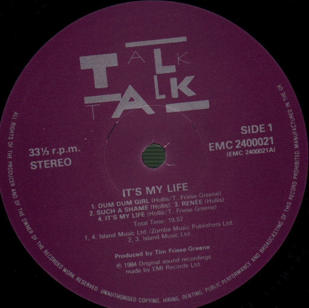 Talk Talk - It's My Life - Lp