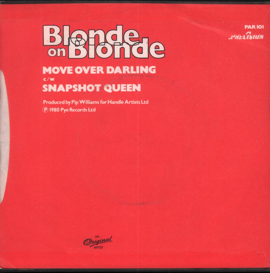 Blonde On Blonde (Girls Pop) - Move Over Darling - 7 Inch