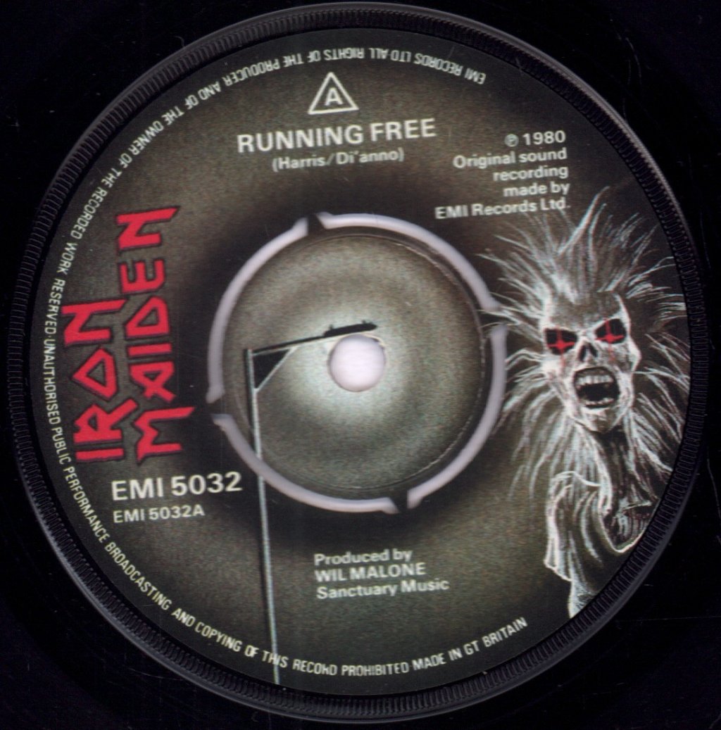 Iron Maiden - Running Free - 7 Inch