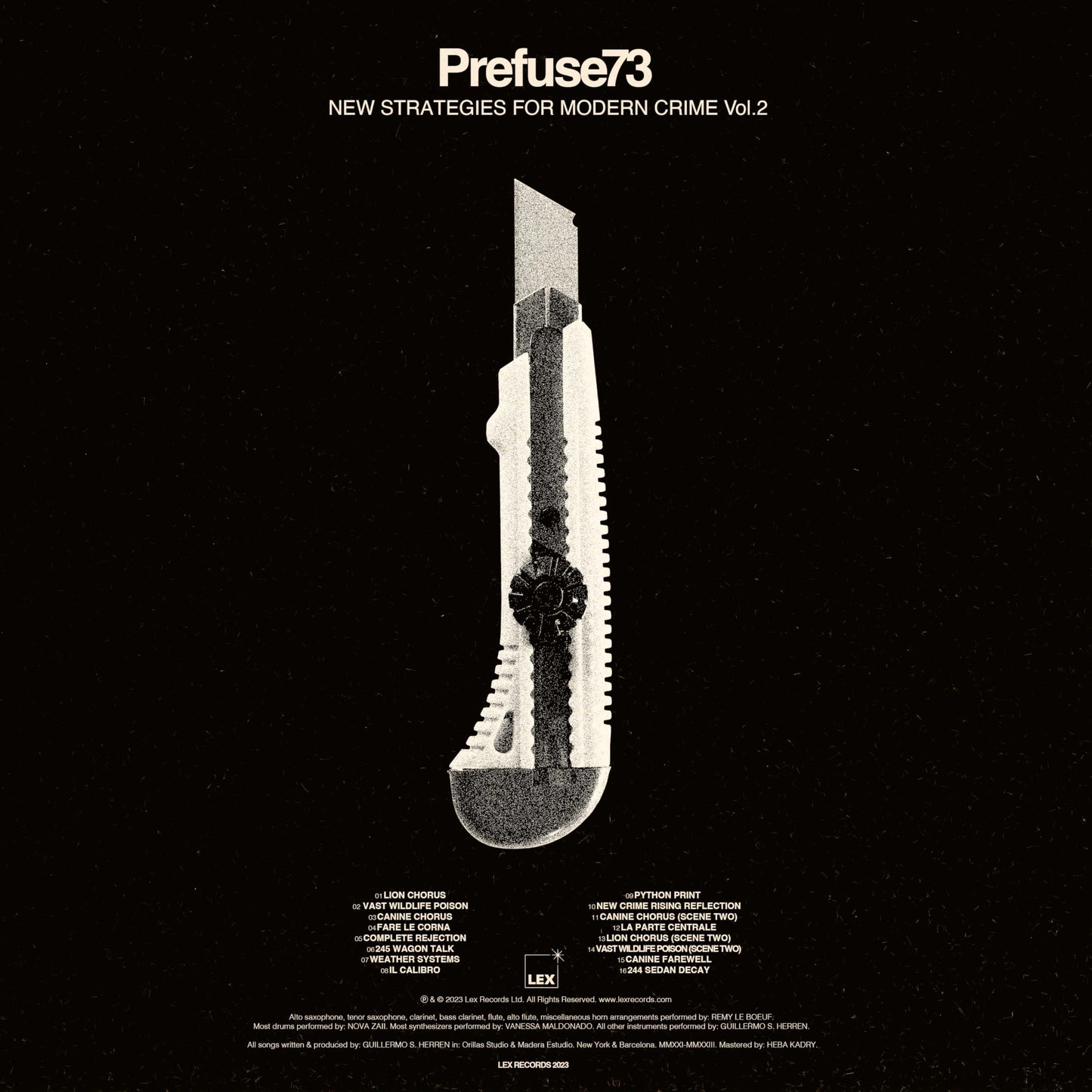 Prefuse 73 - New Strategies For Modern Crime Vol. 1 & 2 - Double Lp
