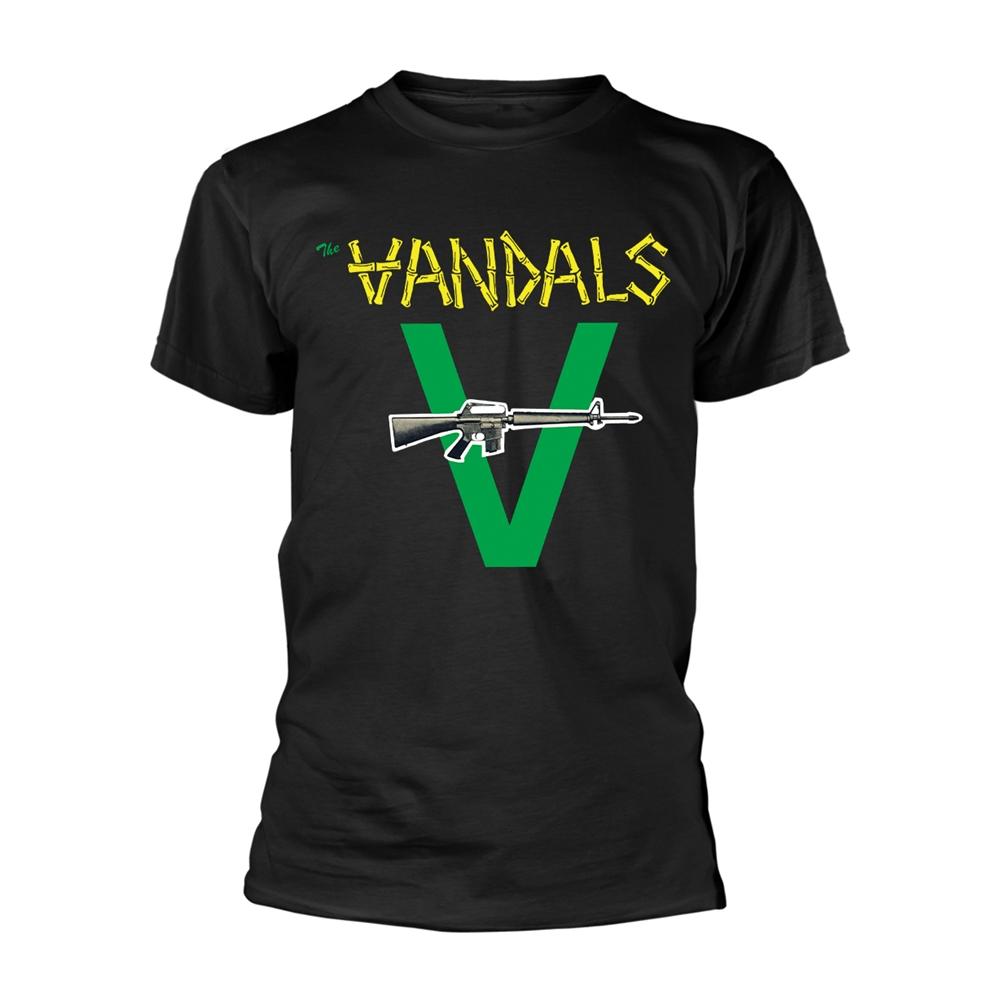 Vandals - Plastic Head the Vandals 'peace Thru Vandalism' (Black) T-Shirt (X-Large) - X-Large - T Shirt