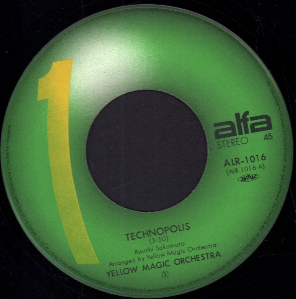 Yellow Magic Orchestra - Technopolis / Solid State Survivor - 7 Inch