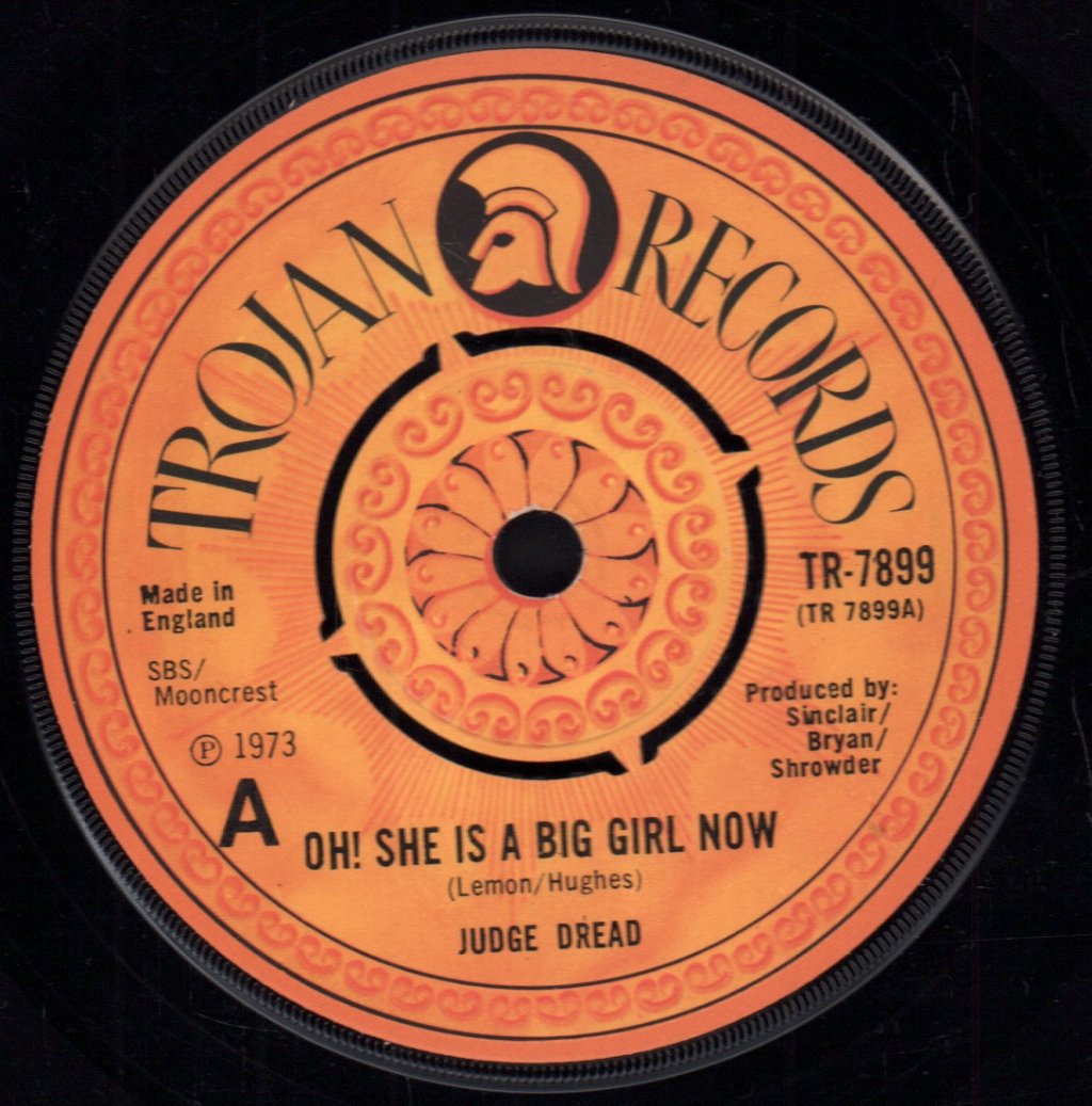 Judge Dread - Oh She Is A Big Girl Now - 7 Inch