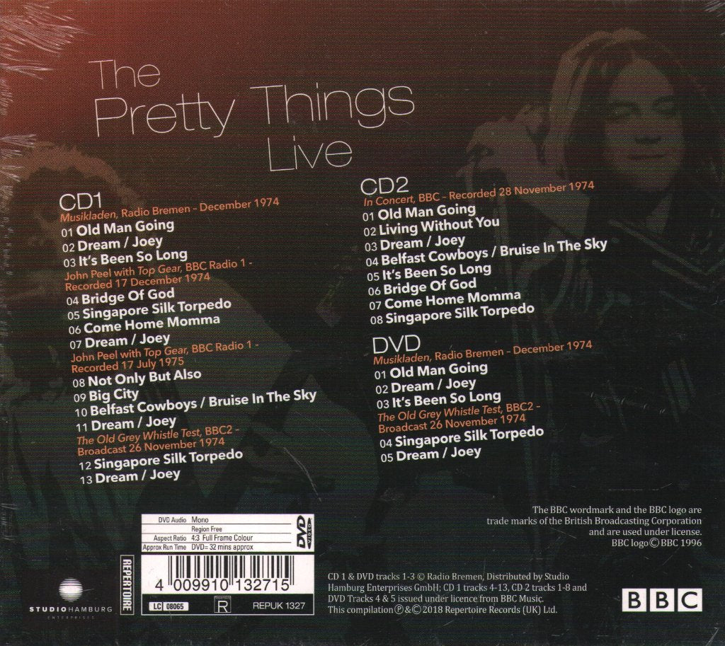 Pretty Things - Singapore Silk Torpedo Live At The BBC & Other Broadcasts - Cd Set