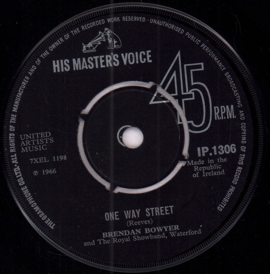 brendan bowyer and the royal showband waterford - One Way Street - 7 Inch