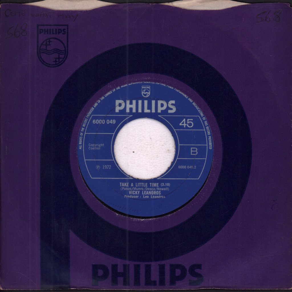 Vicky Leandros - Come What May - 7 Inch