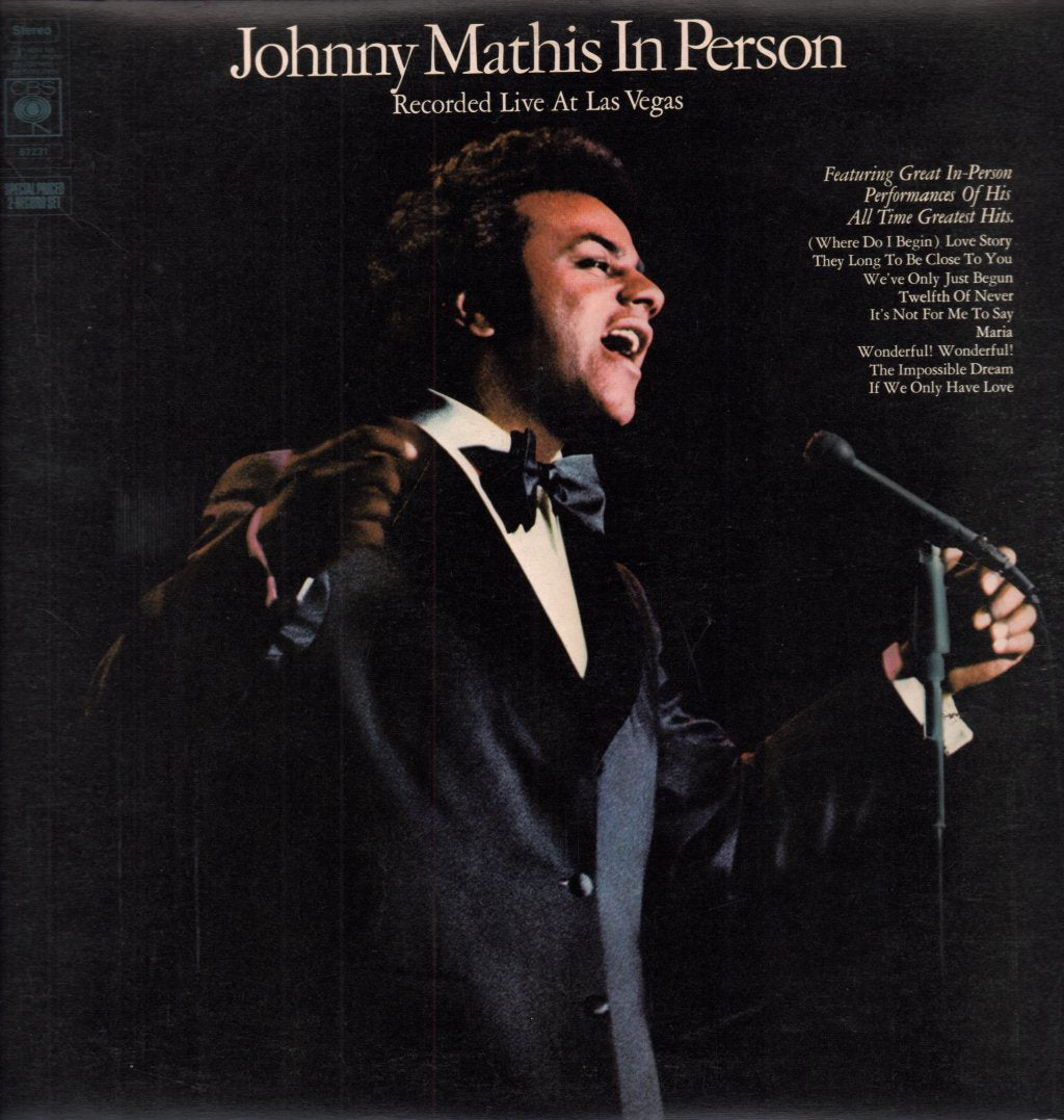 Johnny Mathis - In Person - Double Lp