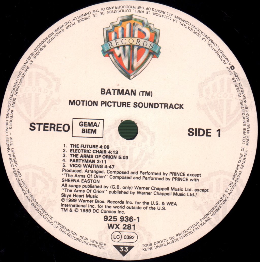 Prince - Batman - Lp