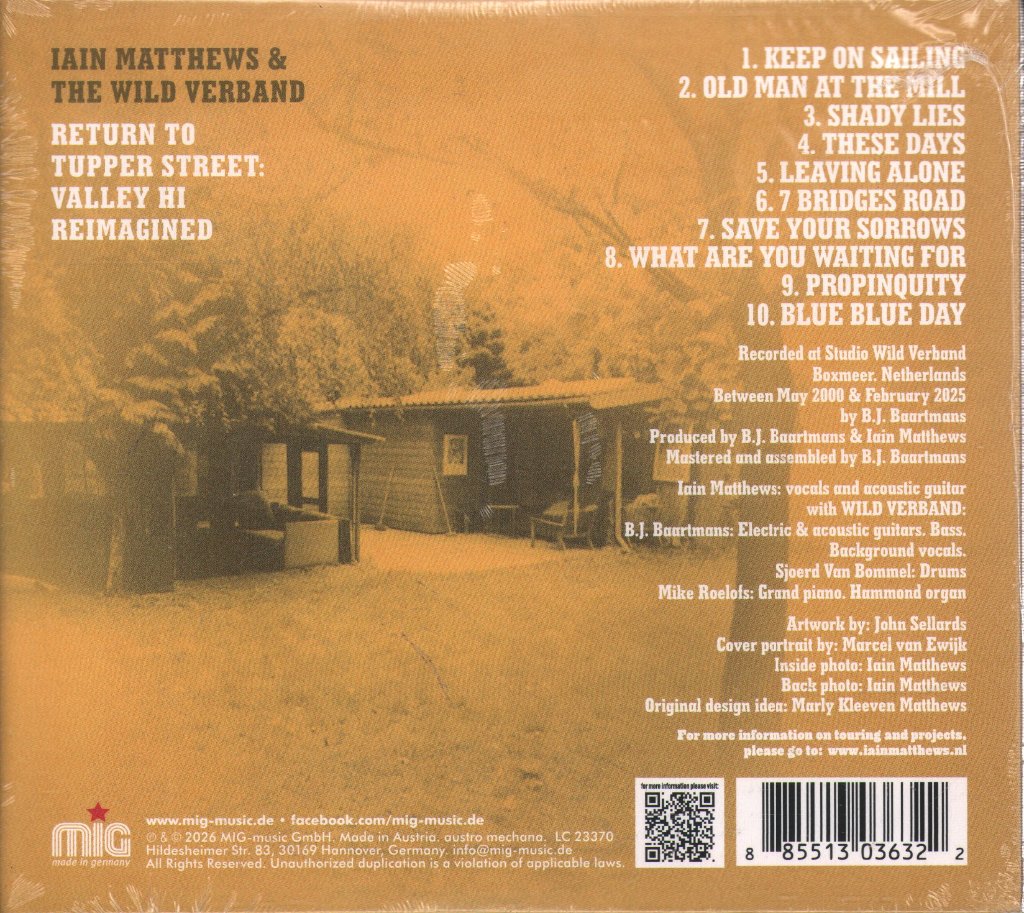 Iain Matthews & The Wild Verband - Return To Tupper Street: Valley Hi Reimagined - Cd