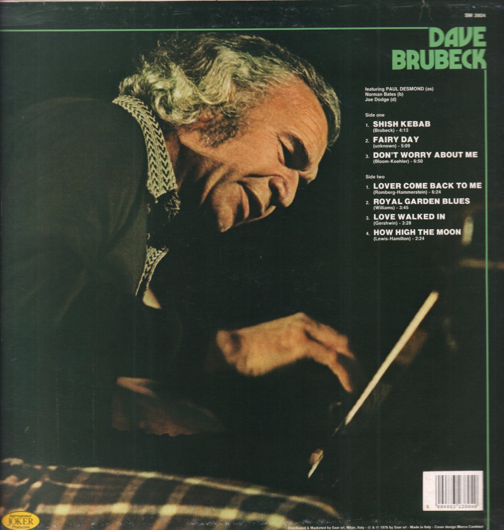Dave Brubeck - Dave Brubeck - Lp
