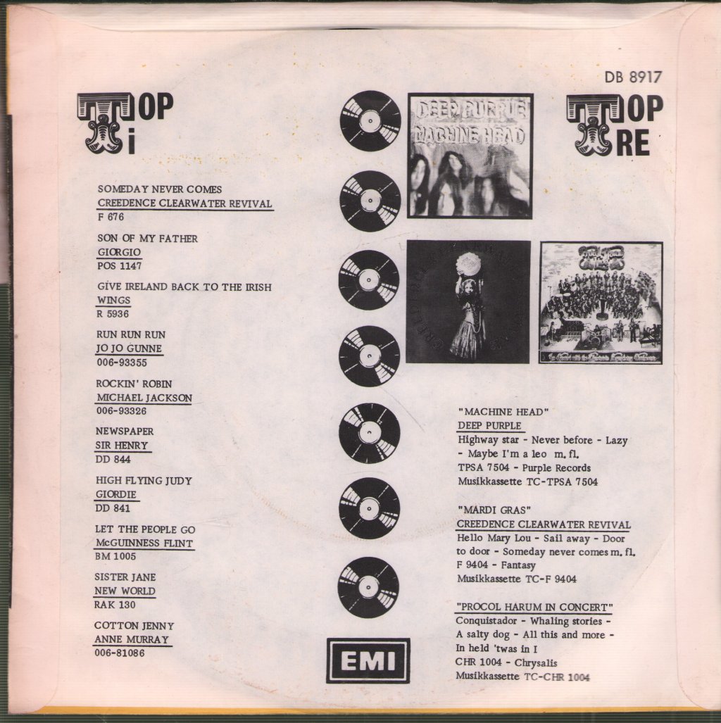 Cliff Richard - Living In Harmony / Empty Stairs - 7 Inch