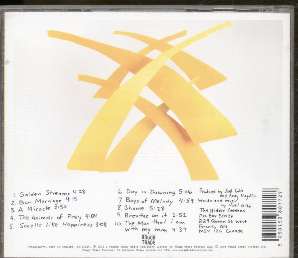 Hidden Cameras - Smell Of Our Own - Cd