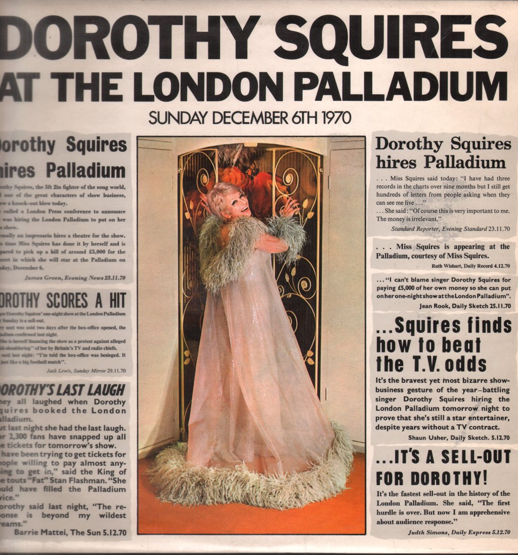 Dorothy Squires - At The London Palladium - Double Lp