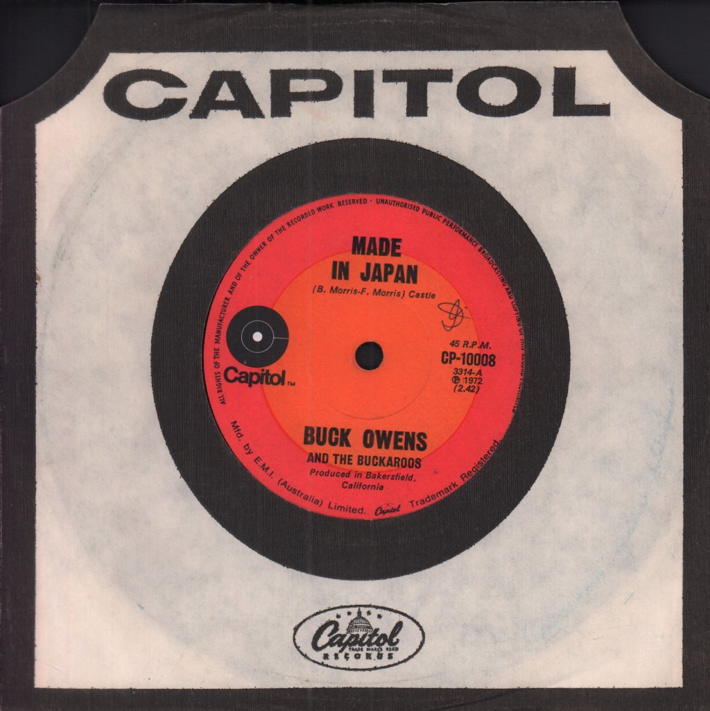 Buck Owens And His Buckaroos - Made In Japan - 7 Inch
