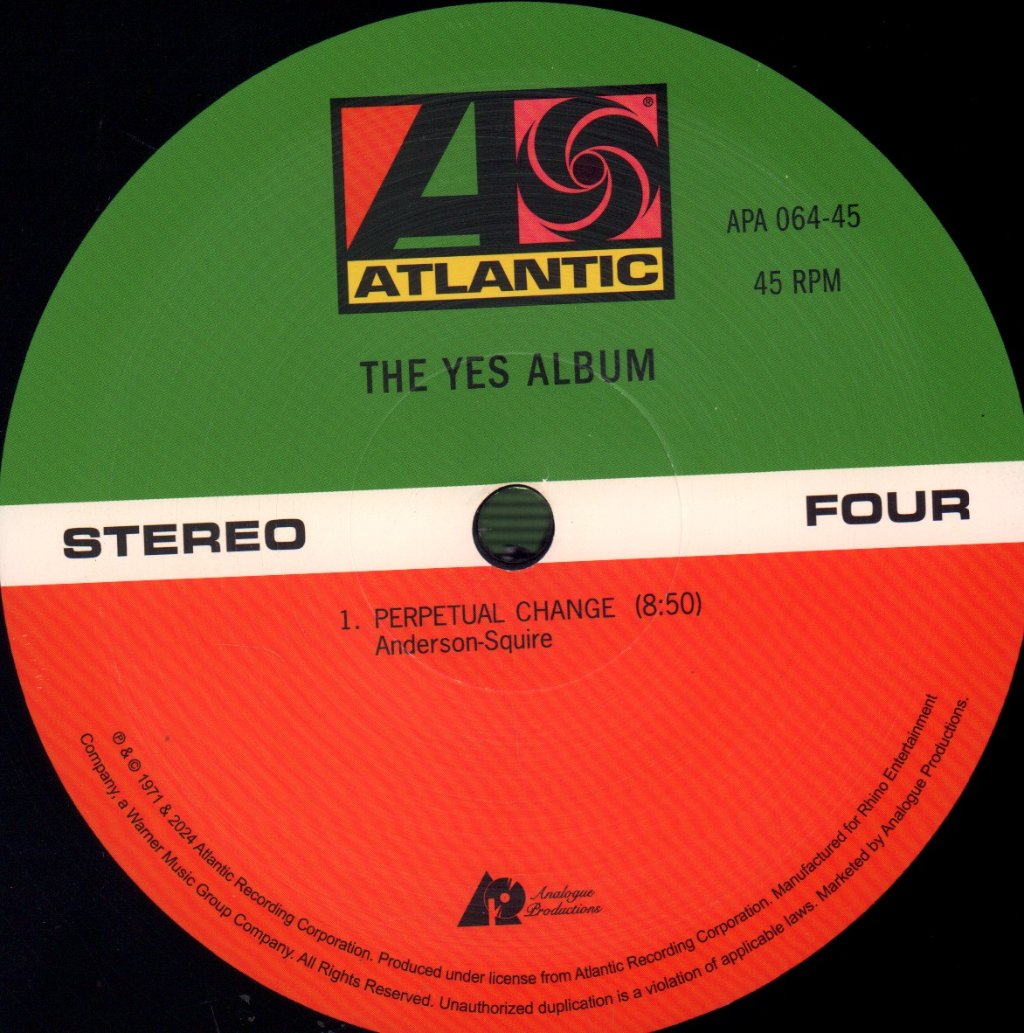 Yes - Yes Album - Double 12 Inch