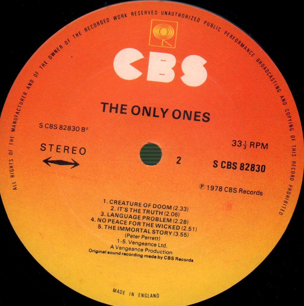 Only Ones - Only Ones - Lp