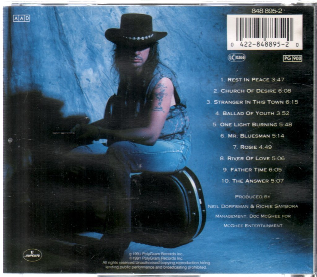 Richie Sambora - Stranger In This Town - Cd