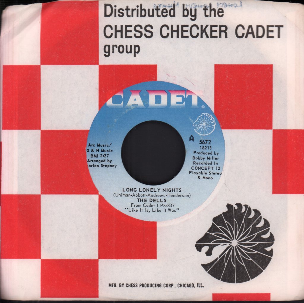 Dells - Long Lonely Nights - 7 Inch