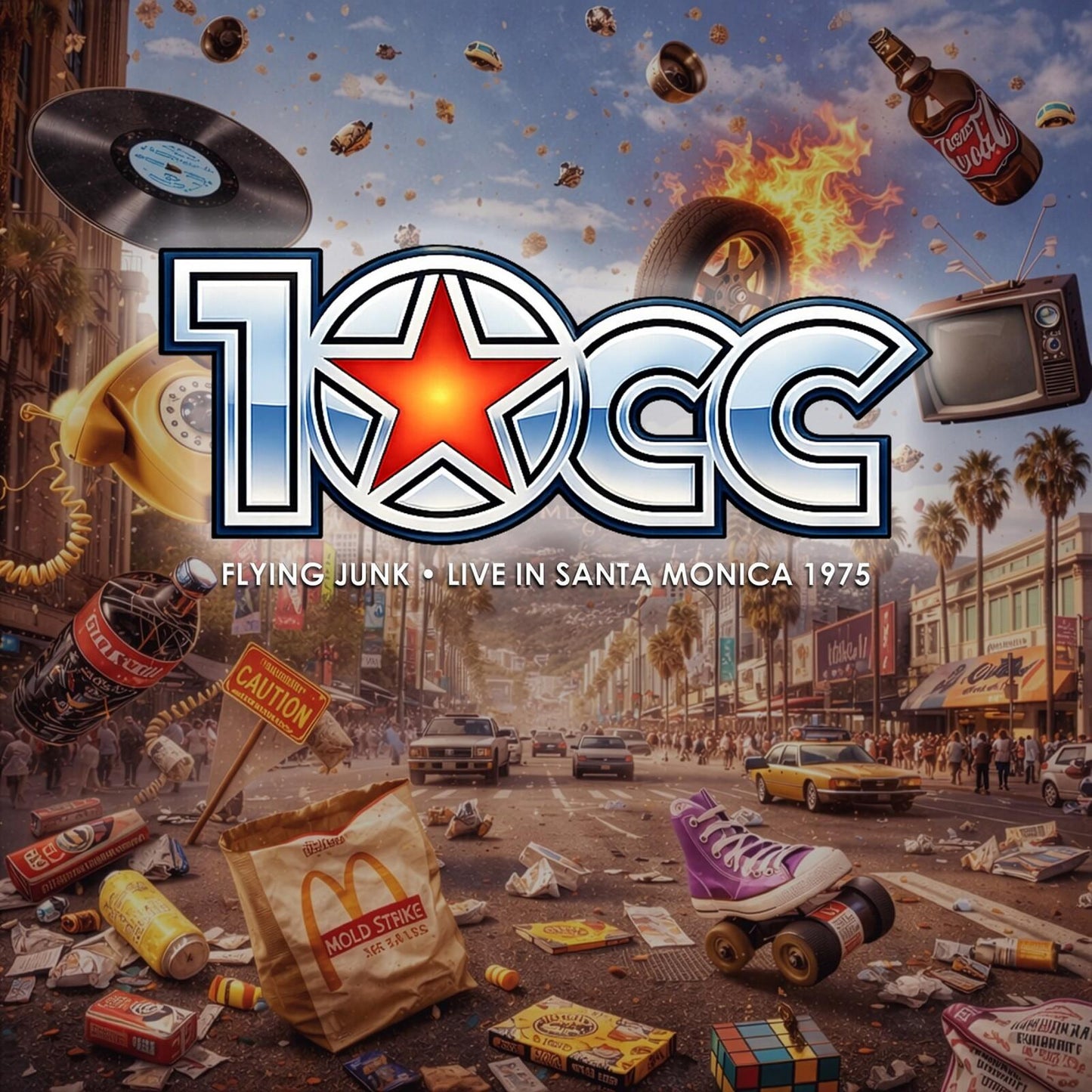 10cc - Flying Junk - Live In Santa Monica 1975 - Double Cd