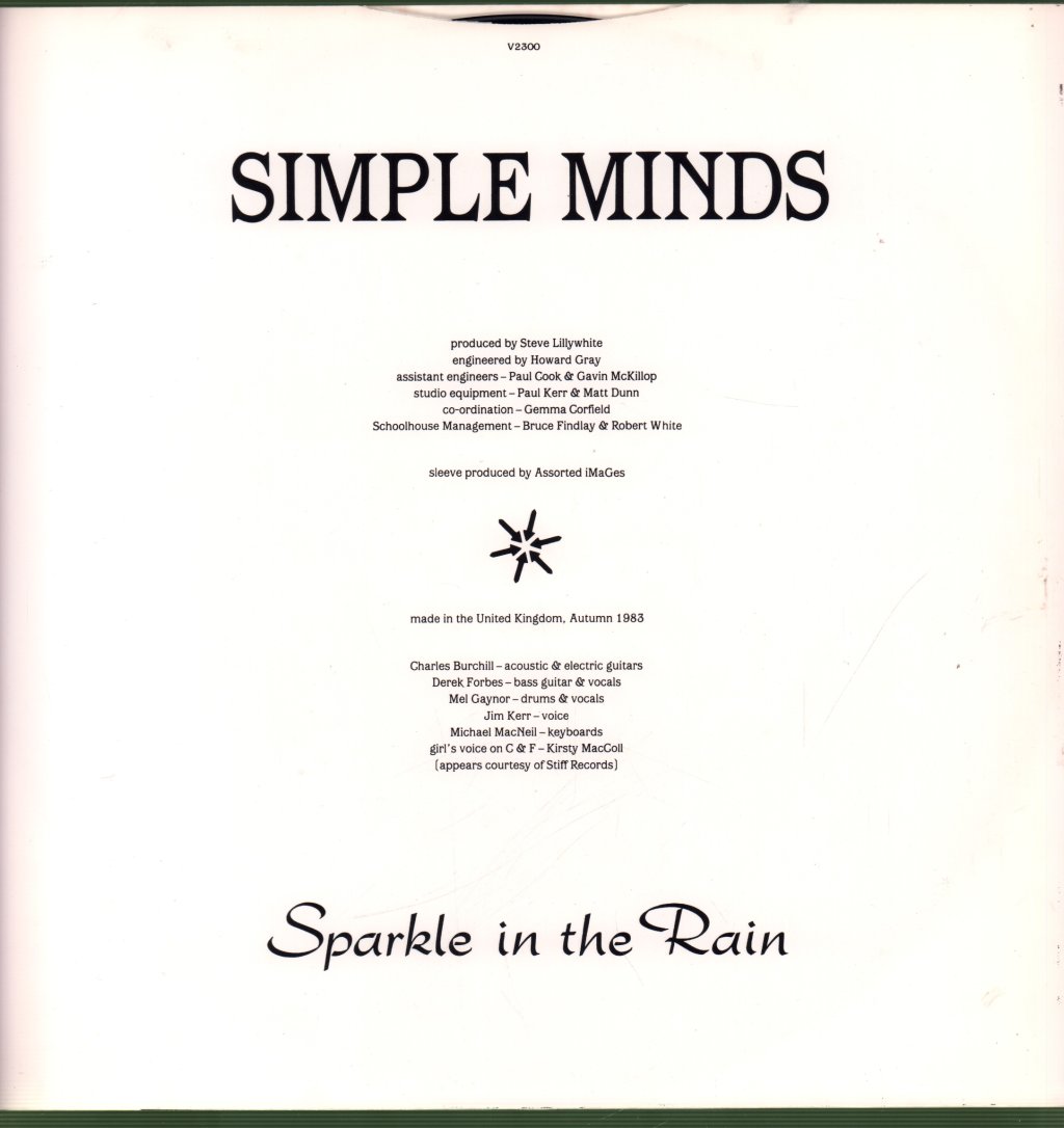 Simple Minds - Sparkle In The Rain - Lp