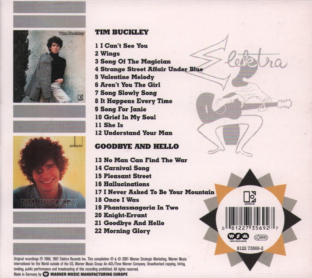 Tim Buckley - Tim Buckley & Goodbye And Hello - Cd