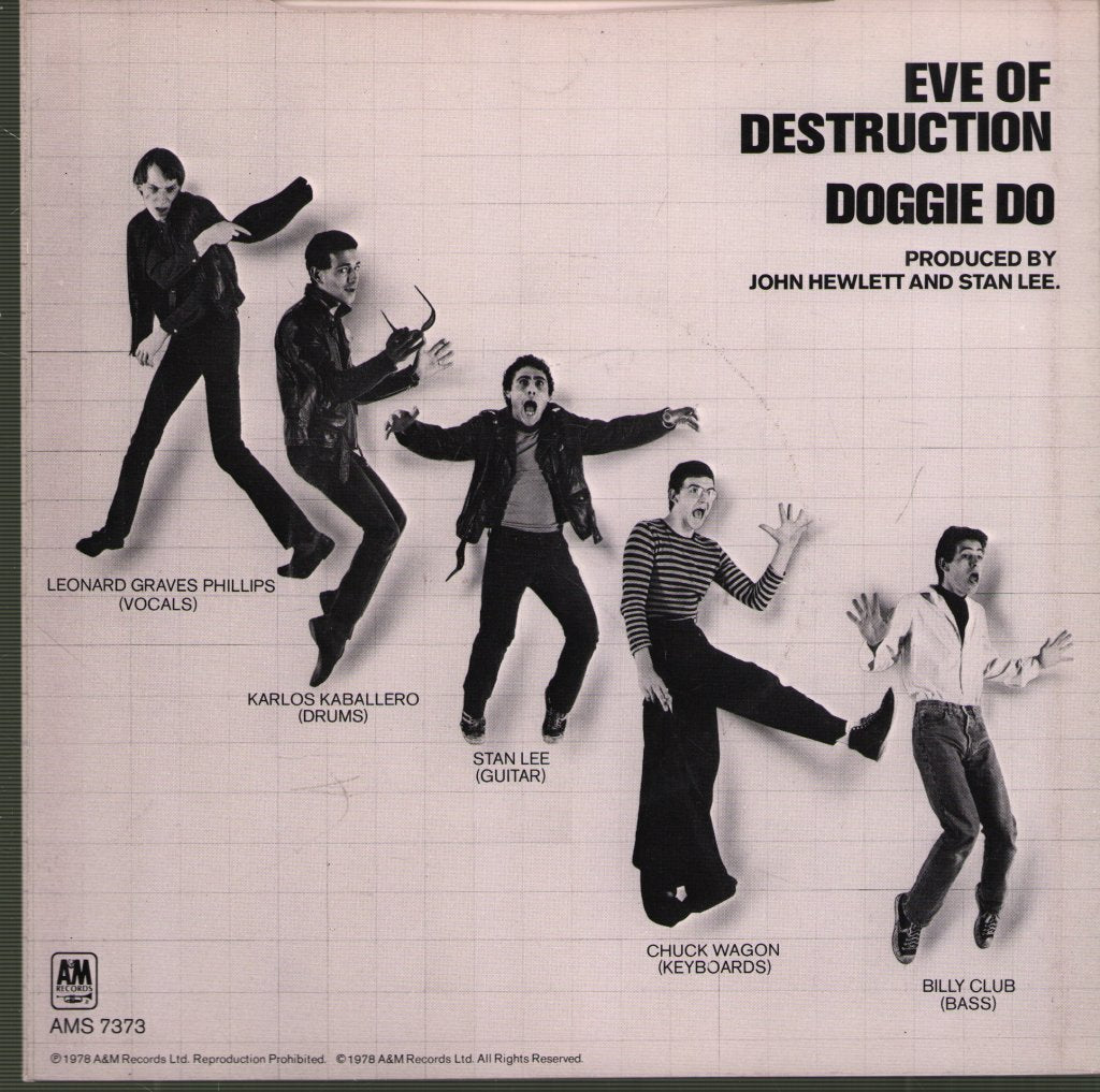 Dickies - Eve Of Destruction / Doggie Do - 7 Inch
