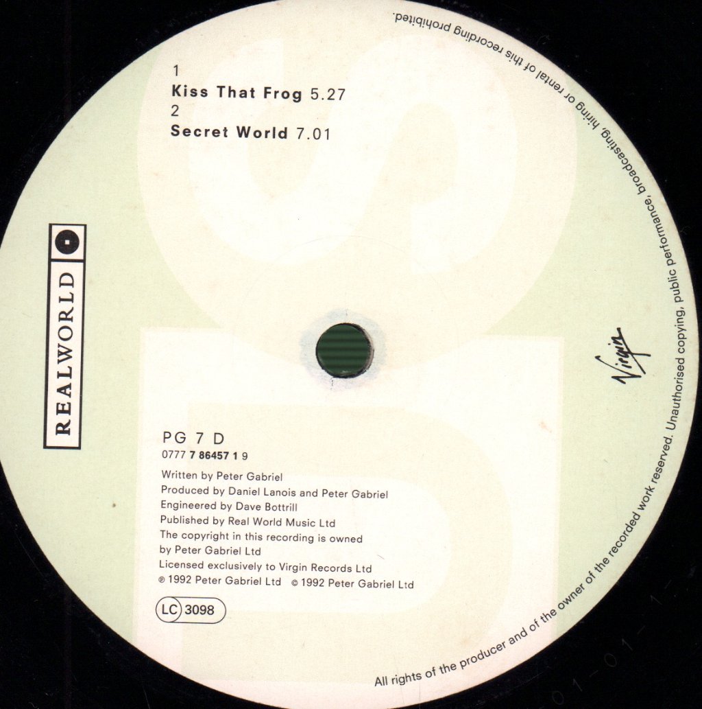 Peter Gabriel - Us - Double Lp