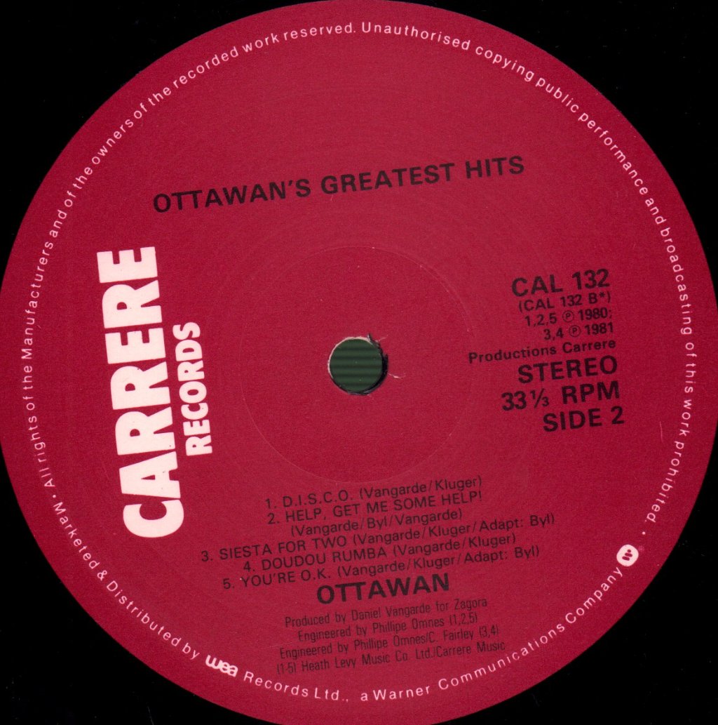 Ottawan - Greatest Hits - Lp